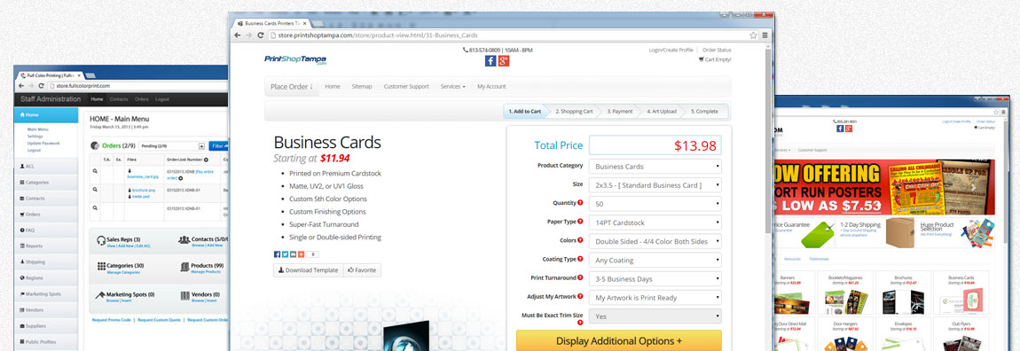 Printing In A Box - Web-to-Print, E-commerce Website Software Solution