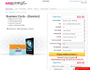Custom Printing Pricing Calculator with online graphic design and web-to-print.